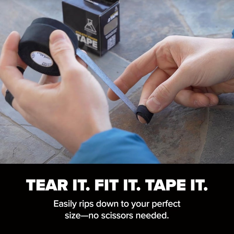 Friction Labs Store Athletic Finger Tape - Rock Climbing Tape for Skin Protection - 1.5” Zinc Oxide Tape - Protective Sports Tape - Easy Tear, Strong Stick - Recyclable Packaging - 10 Yards - Image 4